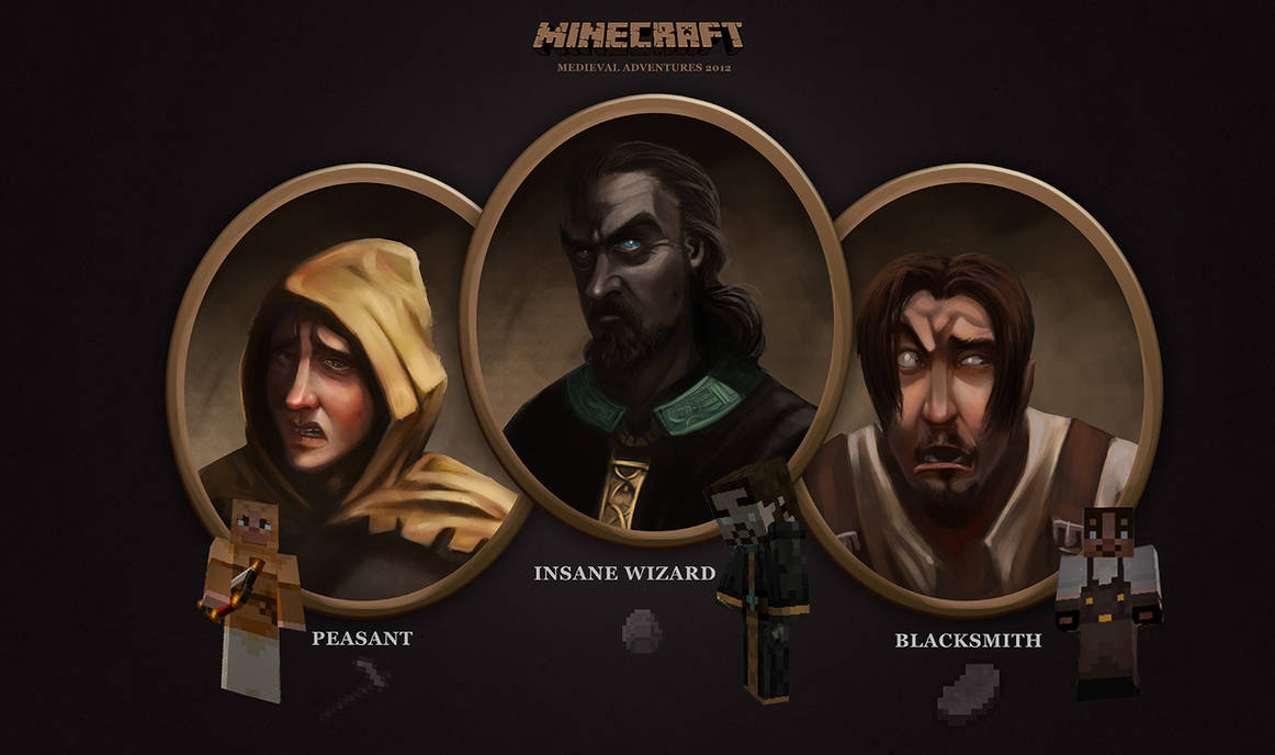 Medieval Minecraft All Races MineCraft Medieval Heroes by lord-phillock on DeviantArt