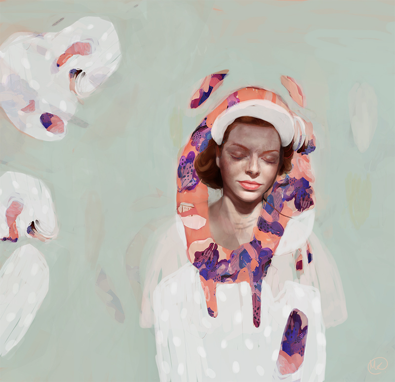 lady with a swan by unpreti