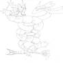 Beauty and the Beast Lineart