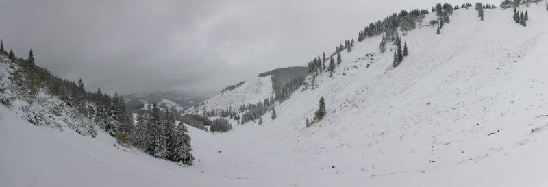 first snow in October