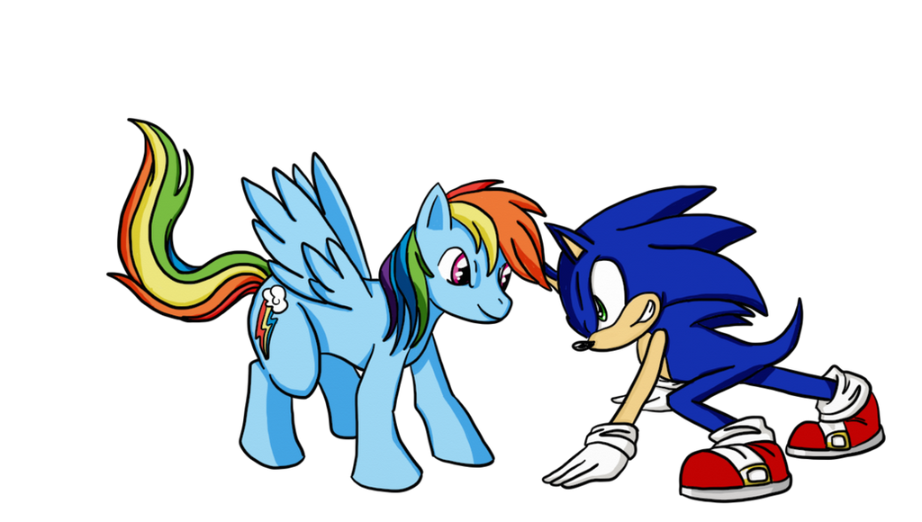 Rainbow Dash VS. Sonic The Hedgehog