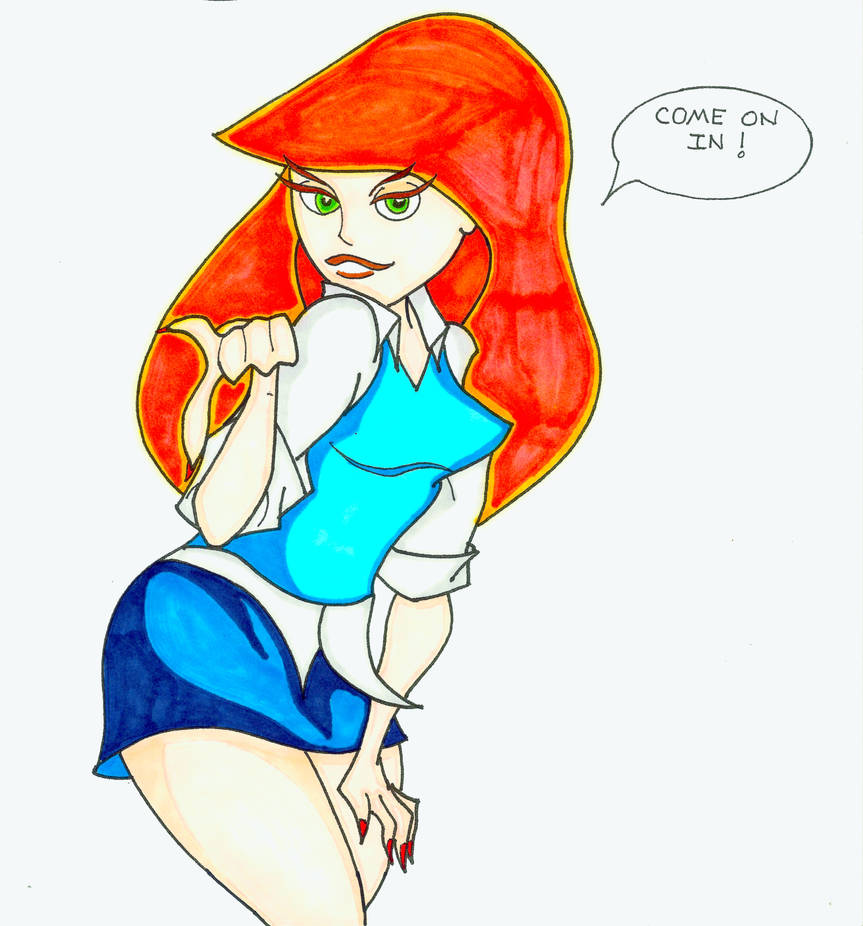 Kim Possible as Gwen(Ben 10)