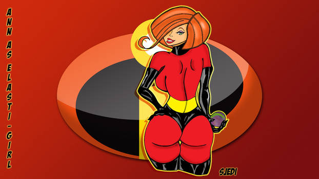 Ann as Elasti-Girl