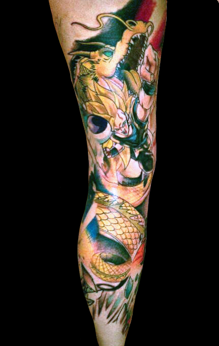 Dragonball Z Leg Sleeve 1 By Ilovetrunks On Deviantart