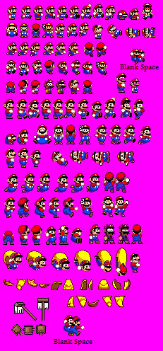 Super Mario Sheet(Recolor) by mmaker45 on DeviantArt