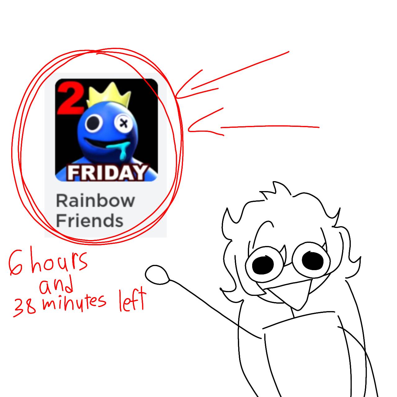 Simp For Me Meme•//Rainbow Friends//🌈Chapter 2#rainbowfriendsanimati