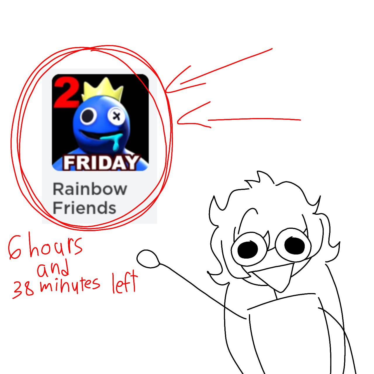 Forget Meme // Rainbow Friends Chapter 2#rainbowfriendsanimation#blue#