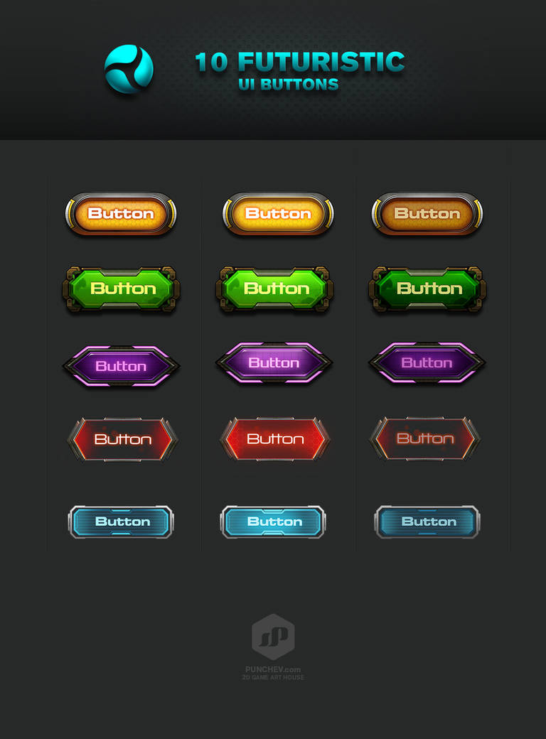 10 FREE SCI FI BUTTONS By ScriptKiddy On DeviantArt