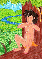 Mowgli Kaa A moment of peace