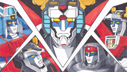 The Five faces of Voltron