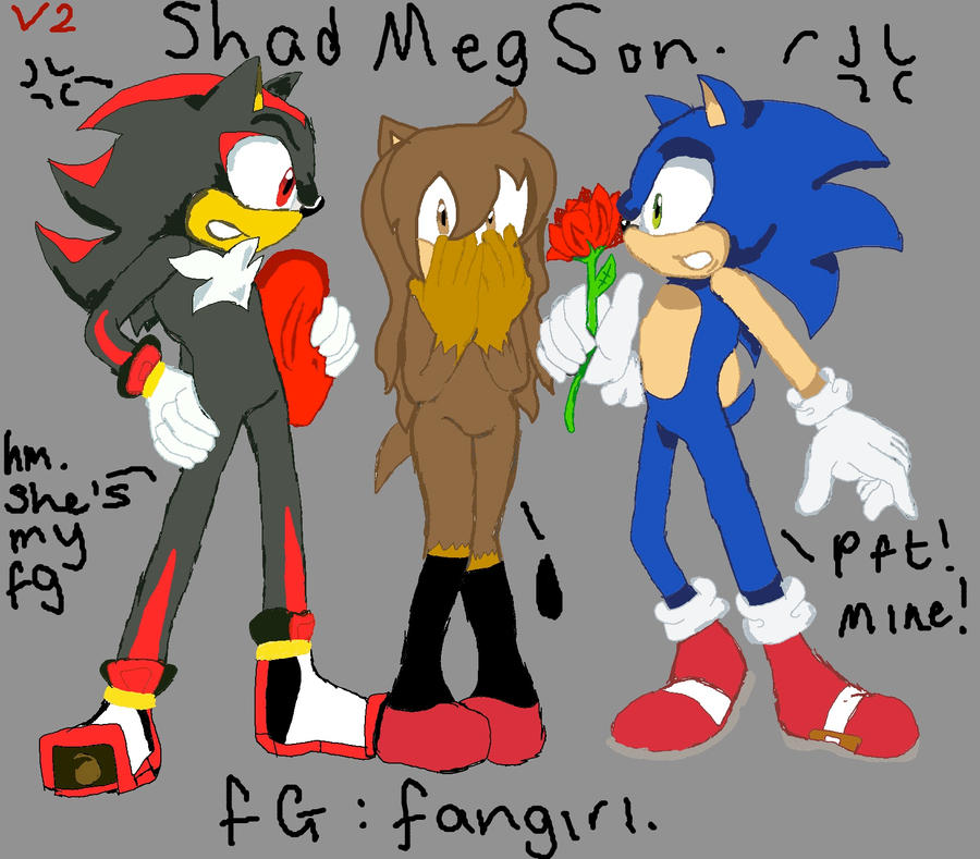 shadow did what 2 sonic - Sonic x and the gang fan Art (11865613