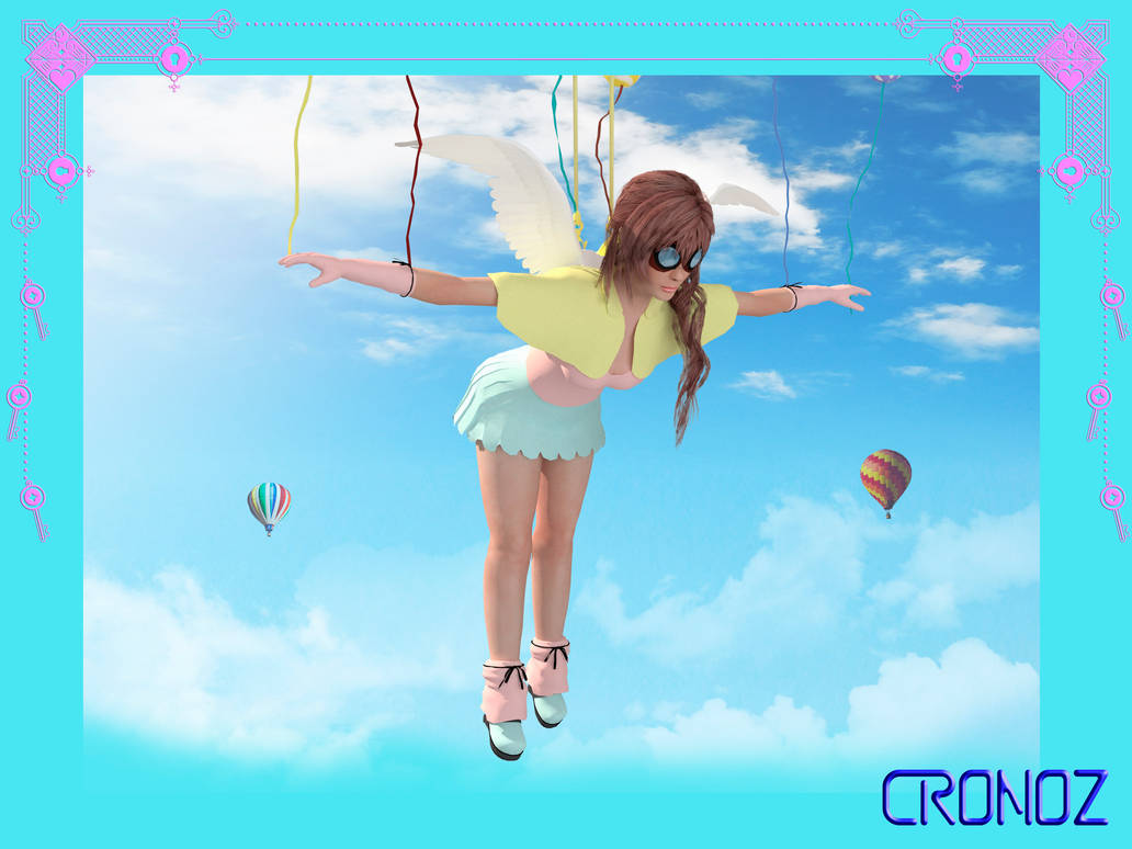 Girl Flying By Cronoz Artes On Deviantart