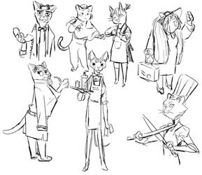 Cats sketches