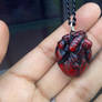 Anatomical heart necklace