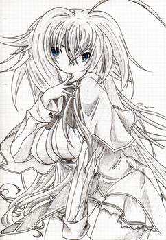 Rias Gremory from highschool dxd