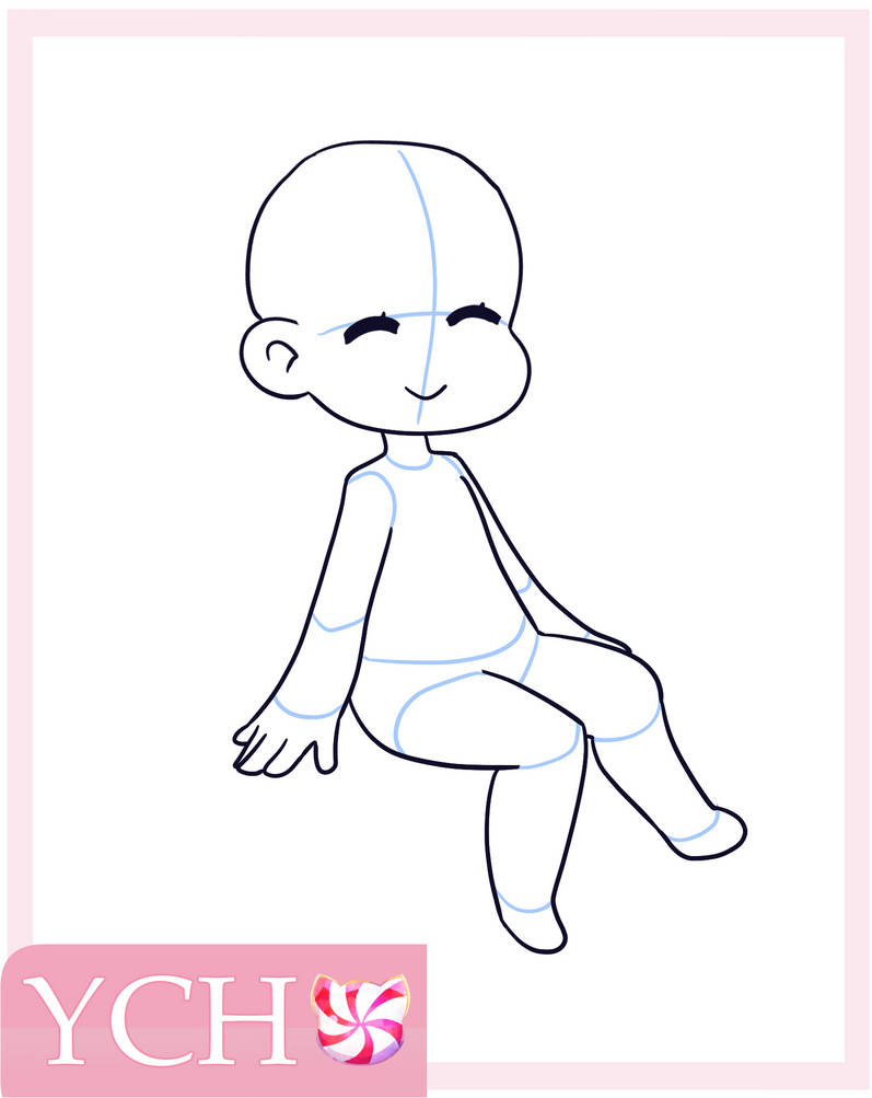 YCH Kawaii Chibi Sitting Base FTU by CandyCaneKoneko on DeviantArt