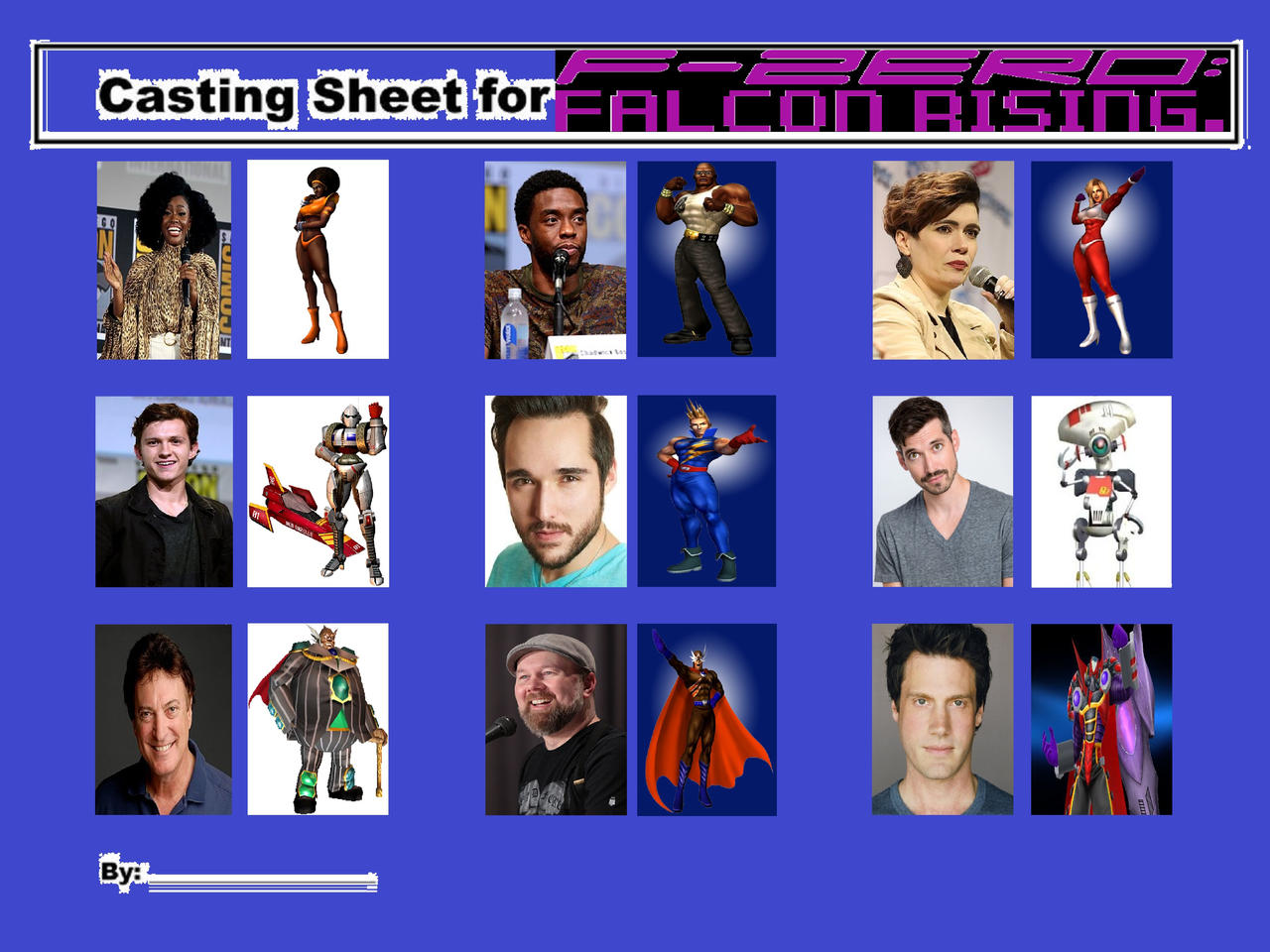 Nintendo Animeverse-Cast of Falcon Rising 2. by Iamkingdomhearts1000 on ...
