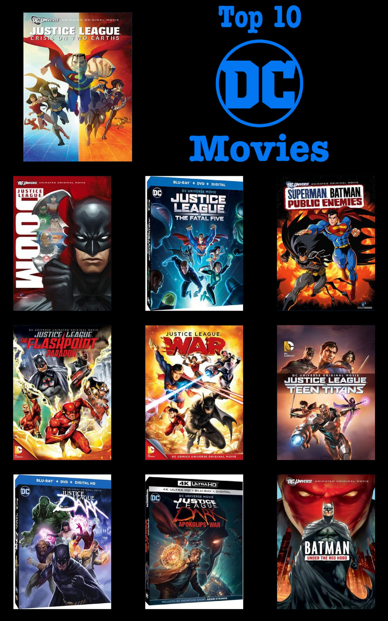 DC Animated Movies Worth A Watch 2 of 2. by Iamkingdomhearts1000 on