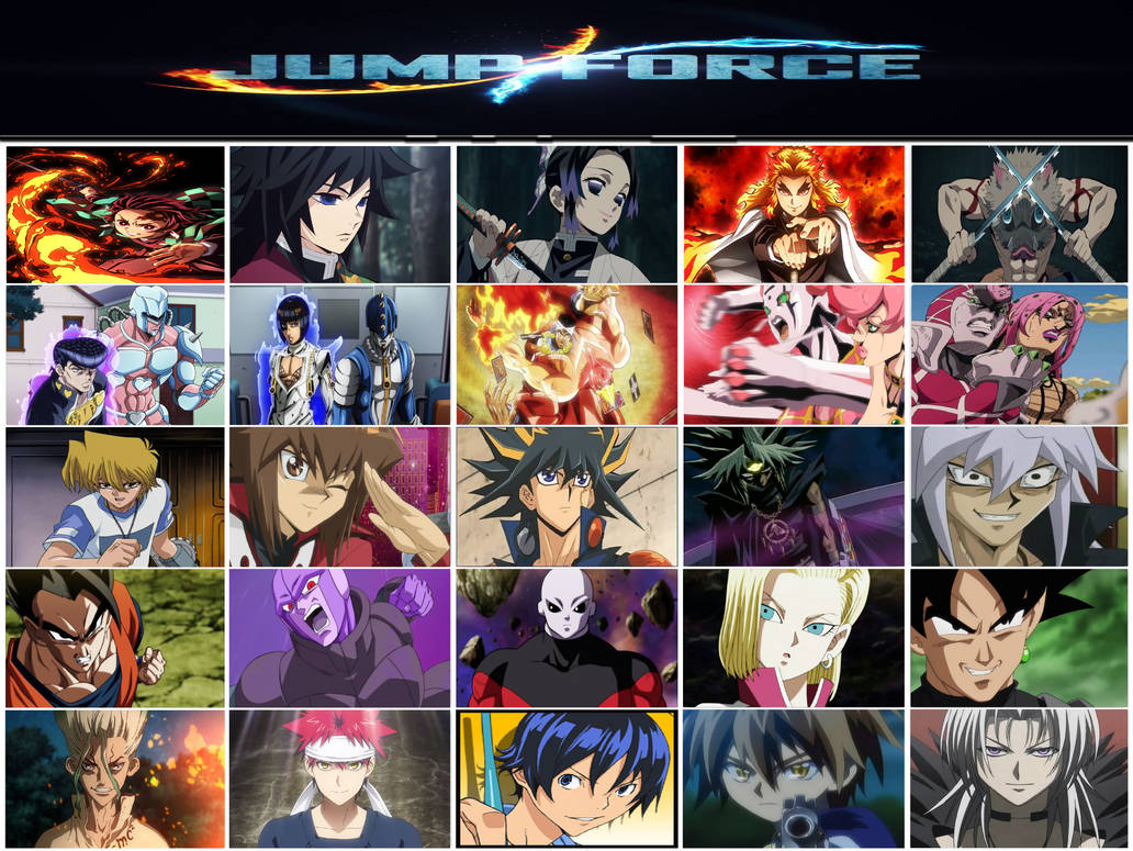 JUMP FORCE II-Character Roster 2. by Iamkingdomhearts1000 on DeviantArt