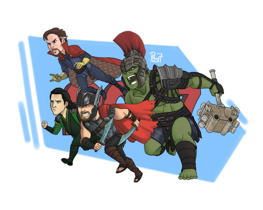 Thor Ragnarok by pencilHead7 on DeviantArt