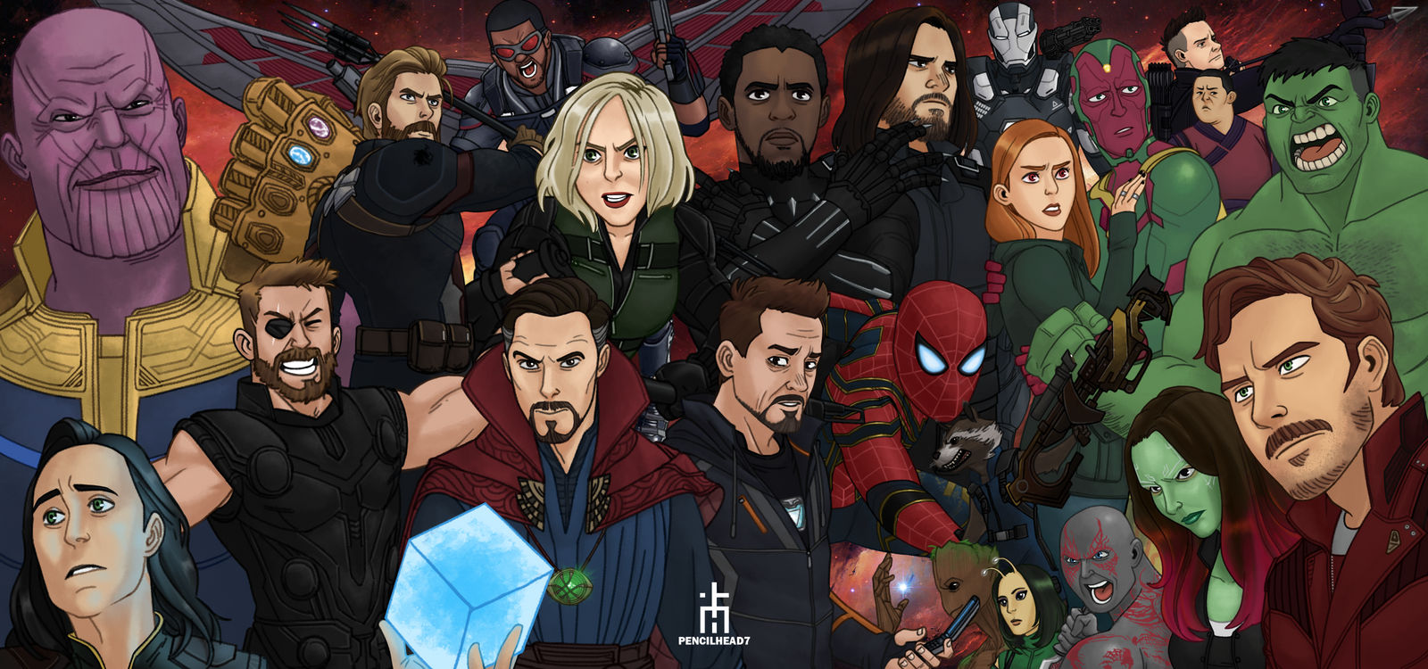 Infinity War By PencilHead7 On DeviantArt
