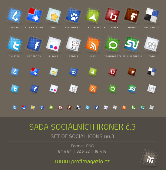 Set of social icons no.2