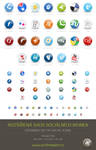Extended set of social icons