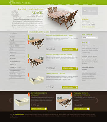 Garden furniture shop