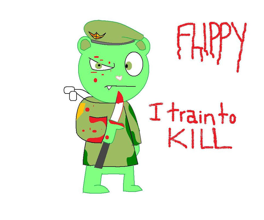 HTF Evil Flippy by J-K1M on DeviantArt