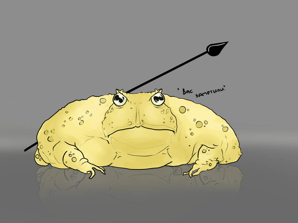 The most aggressive toad in your life by AlenaRC on DeviantArt
