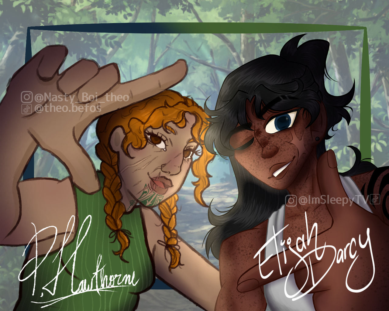 2 Artists 1 Base by ImSleepyTV on DeviantArt