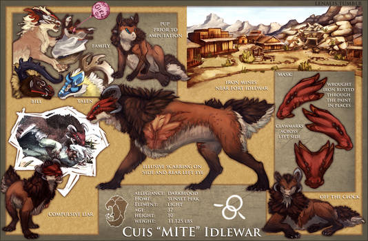 [Shinlai] Mite Idlewar ref sheet