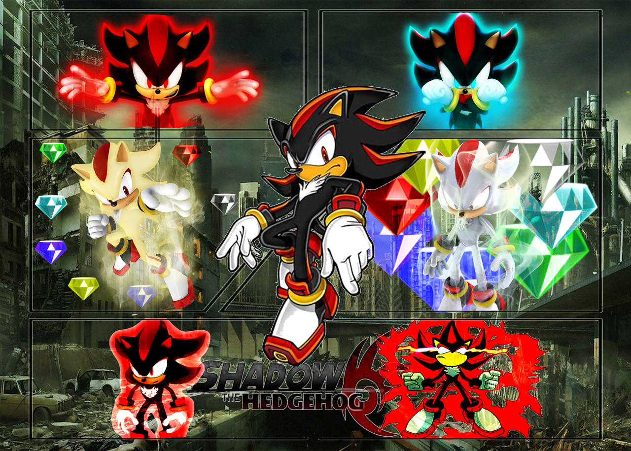 Shadow Form Stands Shadow the Hedgehog (All Forms) by liljp102 on DeviantArt