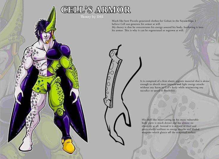 What if Cell was wearing armor the whole time? by liljp102 on DeviantArt