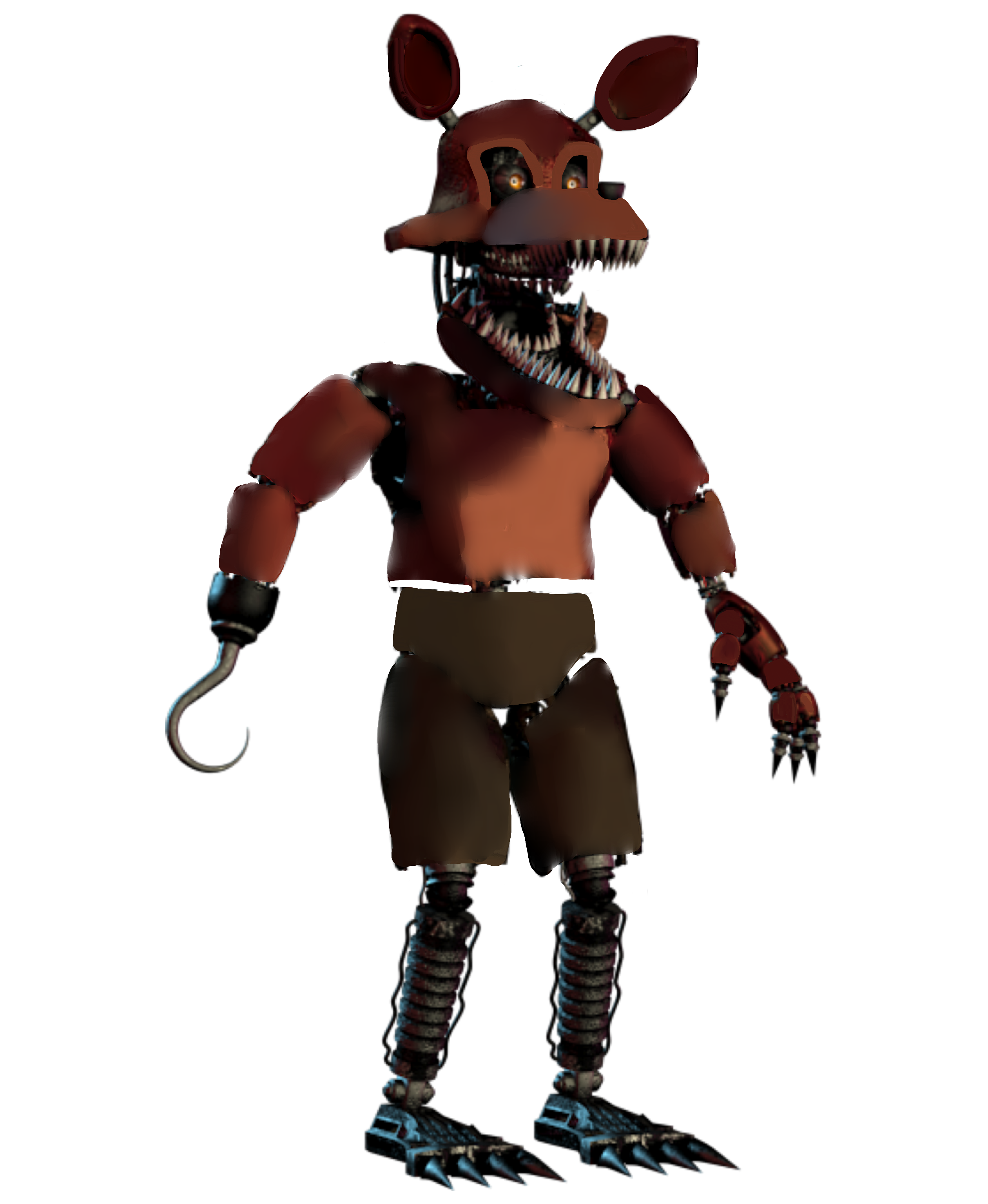 Fixed Nightmare Foxy By Thefnafeditingmaster On Deviantart