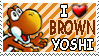 I Love Brown Yoshi by Powerwing-Amber