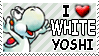 I Love White Yoshi by Powerwing-Amber