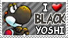 I Love Black Yoshi by Powerwing-Amber