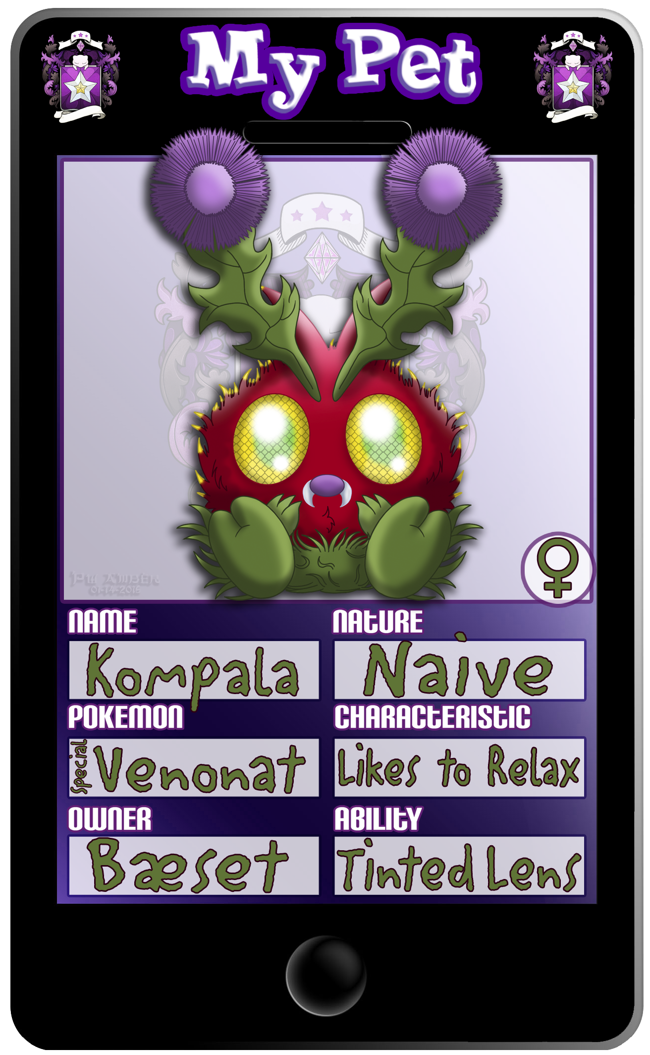 PKMN Armonia - Meet Kompala the Grass Venonat!