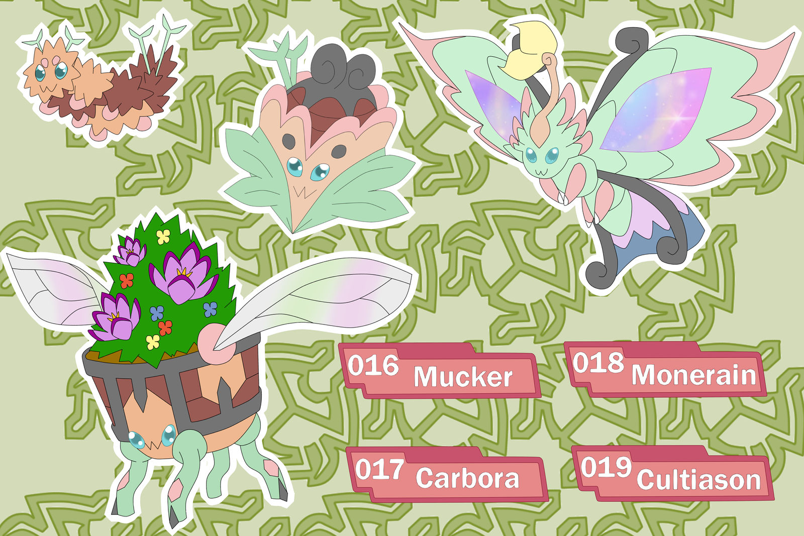 Dakem Pokemon 016-019 by xxnightwindxx on DeviantArt