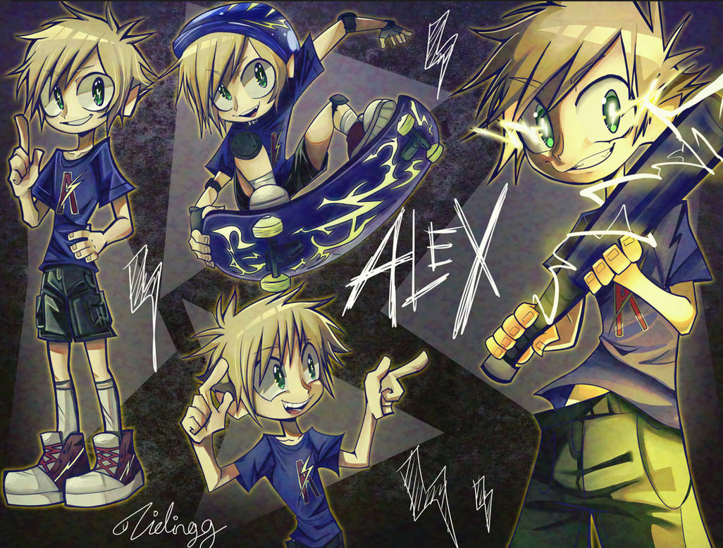 Alex character sheet commission by Cielingg on DeviantArt