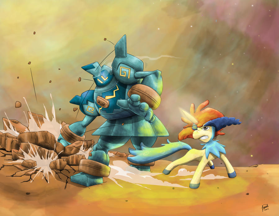 Keldeo vs golurk