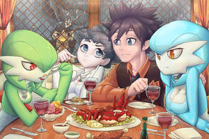 Dining with Gardevoirs