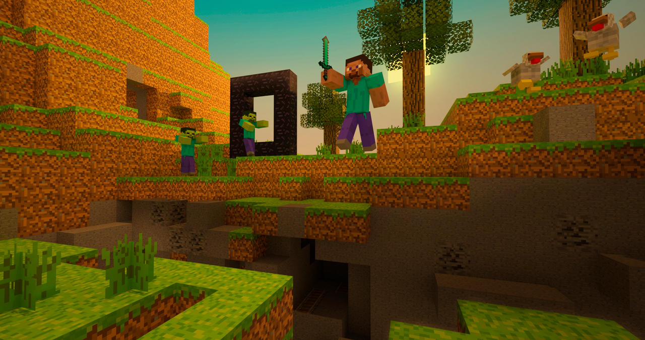 Minecraft 3D Art by joaozin12309 on DeviantArt