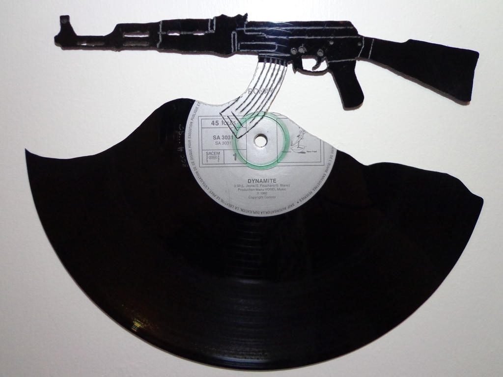 #008 - Ak47 Vinyl record art