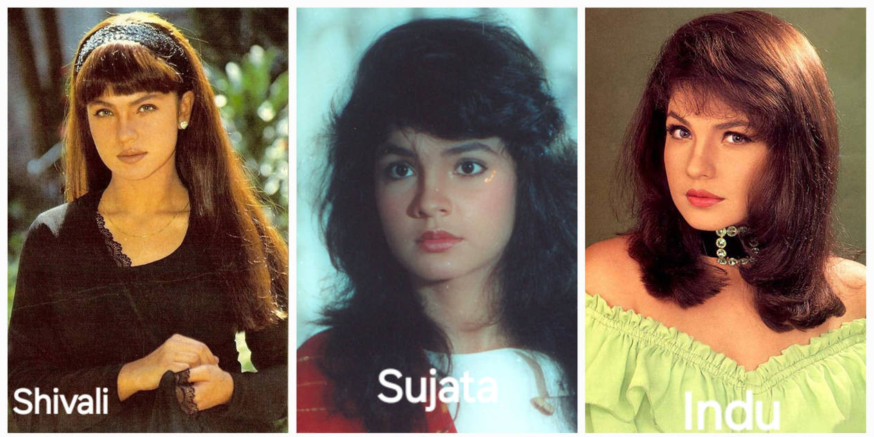 Shivali Sujata And Indu In Realistic Form by sanjeevwoodly on DeviantArt