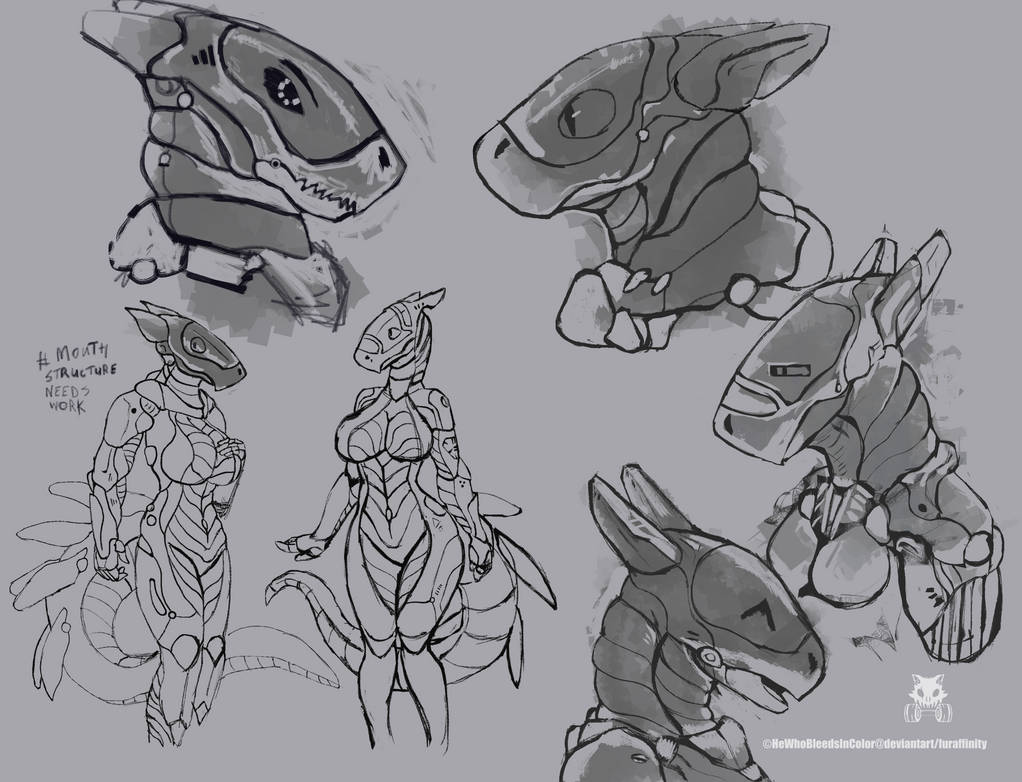 Synthedit Drawings Synth concept study 01 by HeWhoBleedsInColor on DeviantArt