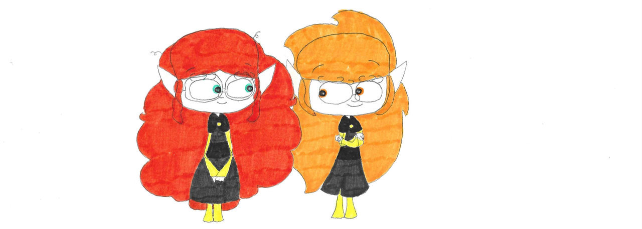 Young Eda and Raine by Minniemouse2003 on DeviantArt