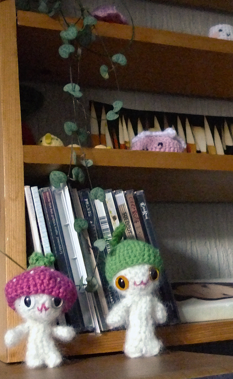 amigurumi fruit cats