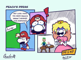 Peach's Dress Comic Strip